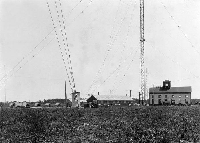 Radio towers,erected 1921,RCA Communications,Rocky Point,Long Island,New York,NY